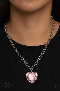 Flirtatiously Flashy - Pink Paparazzi Necklace - sofancyjewels