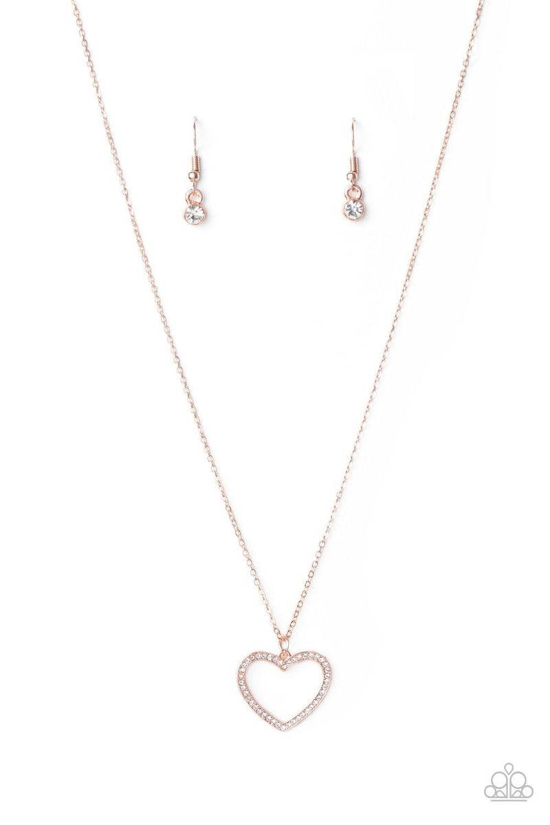 Paparazzi deals heart necklace