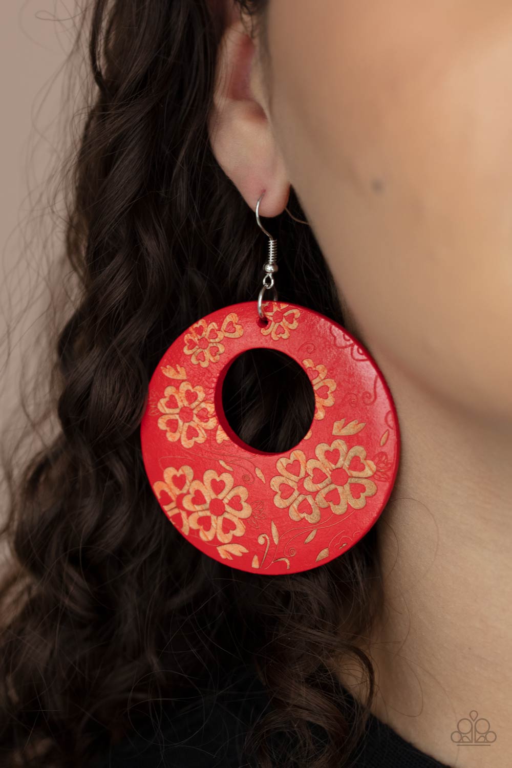 Paparazzi hot sale wooden earrings