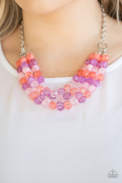 Summer ice multi Paparazzi Necklace