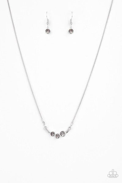 Sparkling Stargazer - Silver Paparazzi Necklace