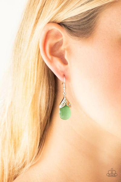 Spring Dew - Green Paparazzi Earrings