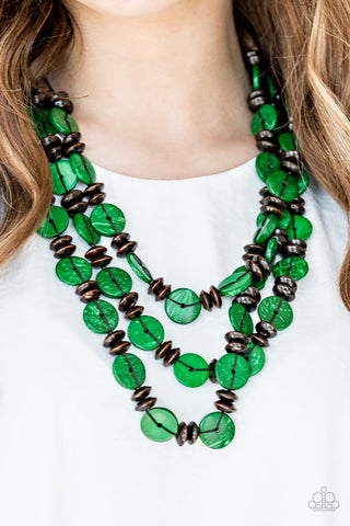 Make Some ROAM! - Green Necklace - Paparazzi Accessories – Bedazzle Me  Pretty Mobile Fashion Boutique