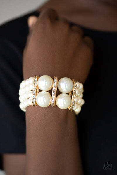 Romance Remix - Gold Paparazzi Bracelet