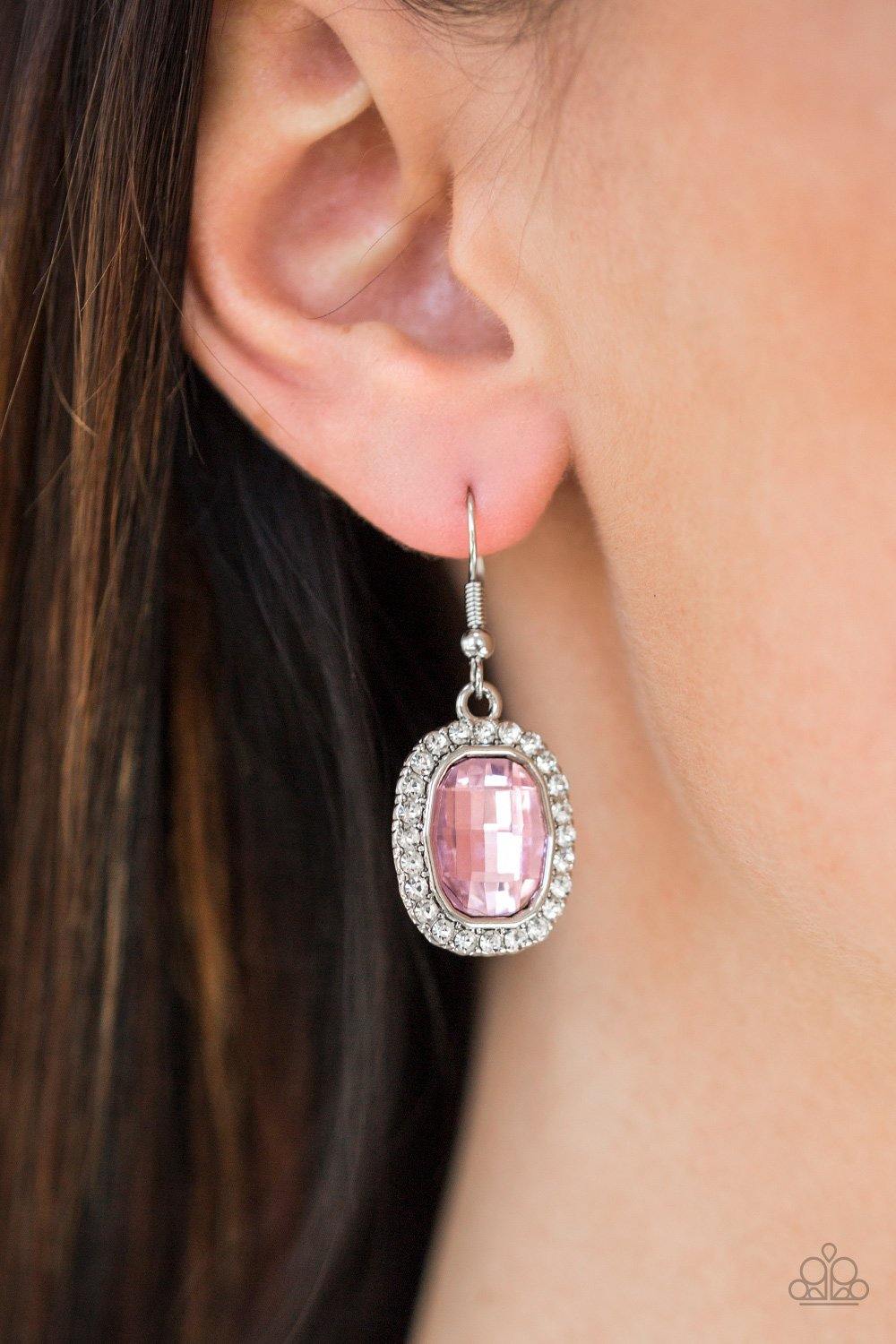 The Modern Monroe - Pink Paparazzi Earrings - sofancyjewels