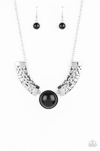 Egyptian Spell - Black Paparazzi Necklace