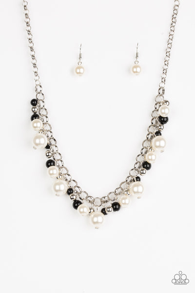 The Upstater - Black and White Paparazzi Necklace