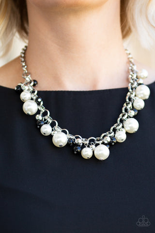 The Upstater - Black and White Paparazzi Necklace