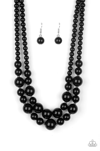 The More The Modest - Black Paparazzi Necklace