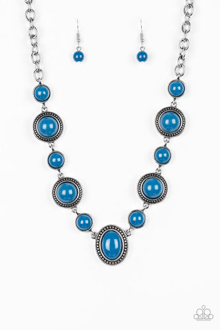 Voyager Vibes - Blue Paparazzi Necklace