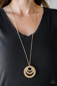 Savagely She-Wolf - Gold Paparazzi Necklace - sofancyjewels