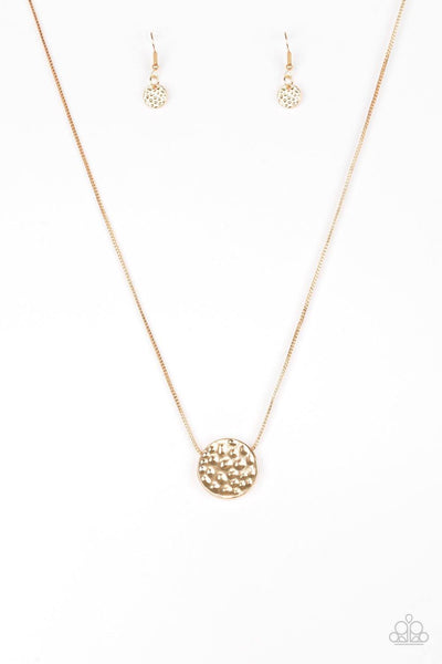 The BOLD Standard - Gold Paparazzi Necklace - sofancyjewels