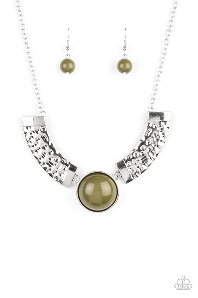 Egyptian Spell - Green Paparazzi Necklace - sofancyjewels