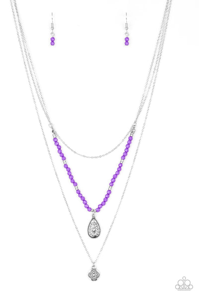 Mild Wild - Purple Paparazzi Necklace