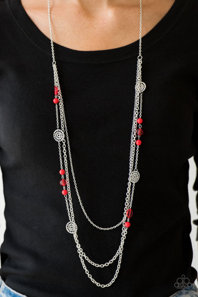 Pretty Pop-tastic! - Red Paparazzi Necklace