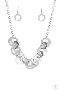 Treasure Tease - Silver Paparazzi Necklace - sofancyjewels