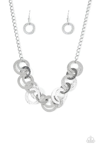 Treasure Tease - Silver Paparazzi Necklace - sofancyjewels