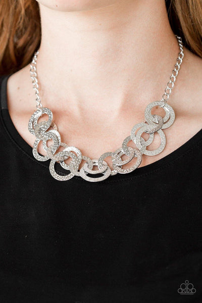 Treasure Tease - Silver Paparazzi Necklace - sofancyjewels