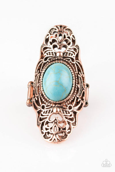 Ego Trippin - Copper Paparazzi Ring - sofancyjewels