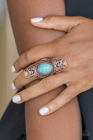 Ego Trippin - Copper Paparazzi Ring - sofancyjewels