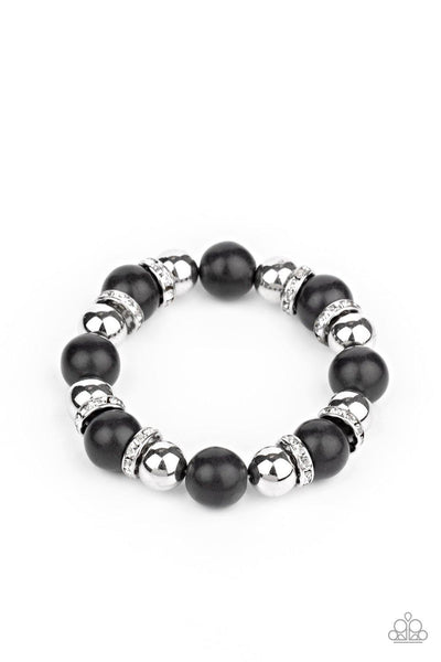 Ruling Class Radiance - Black Paparazzi Bracelet - sofancyjewels