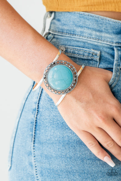 RODEO Rage - Blue Paparazzi Bracelet