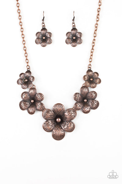 Secret Garden - Copper Paparazzi Necklace