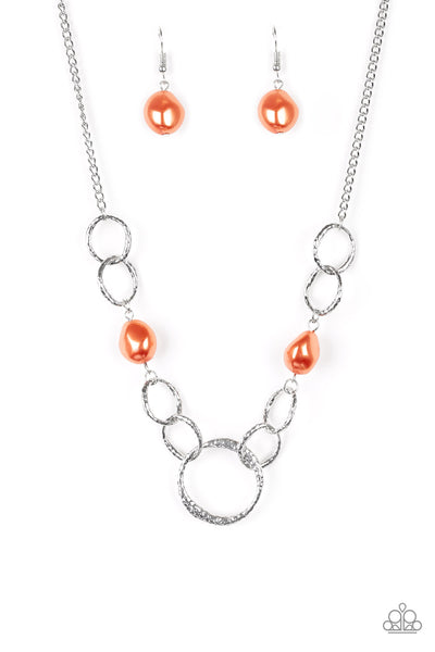 Lead Role - Orange Paparazzi necklace