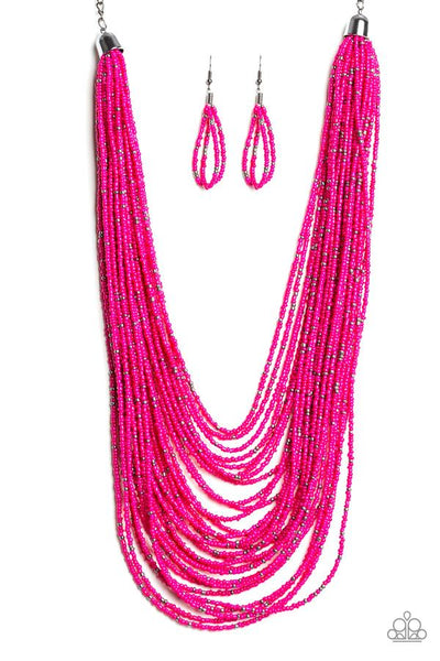 Rio Rainforest - Pink Paparazzi Necklace