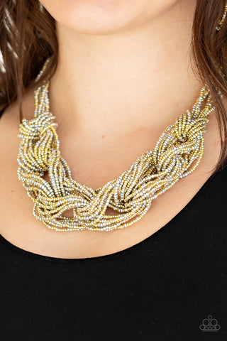 City Catwalk - Gold Paparazzi Necklace