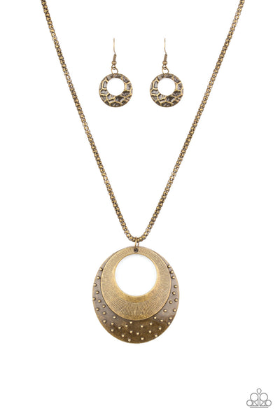 Texture Trio - Multi Paparazzi Necklace