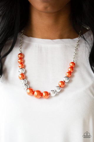 Take Note - Orange Paparazzi Necklace - sofancyjewels