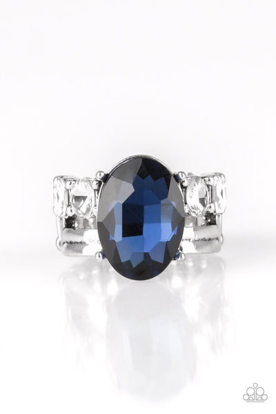 Shine Bright Like A Diamond - Blue Paparazzi Ring