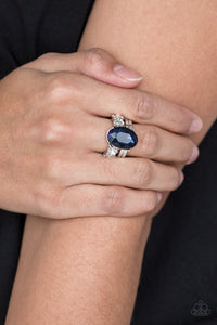 Shine Bright Like A Diamond - Blue Paparazzi Ring