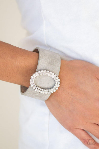 Center Stage Starlet - Silver Paparazzi Bracelet - sofancyjewels