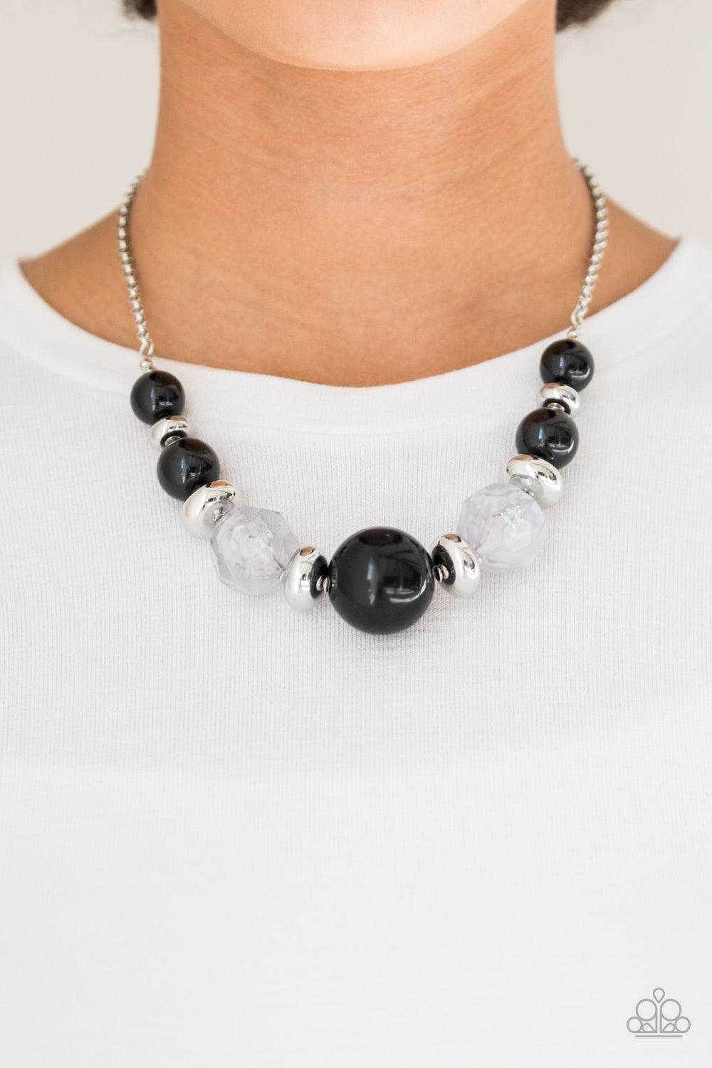 Daytime Drama - Black Paparazzi Necklace