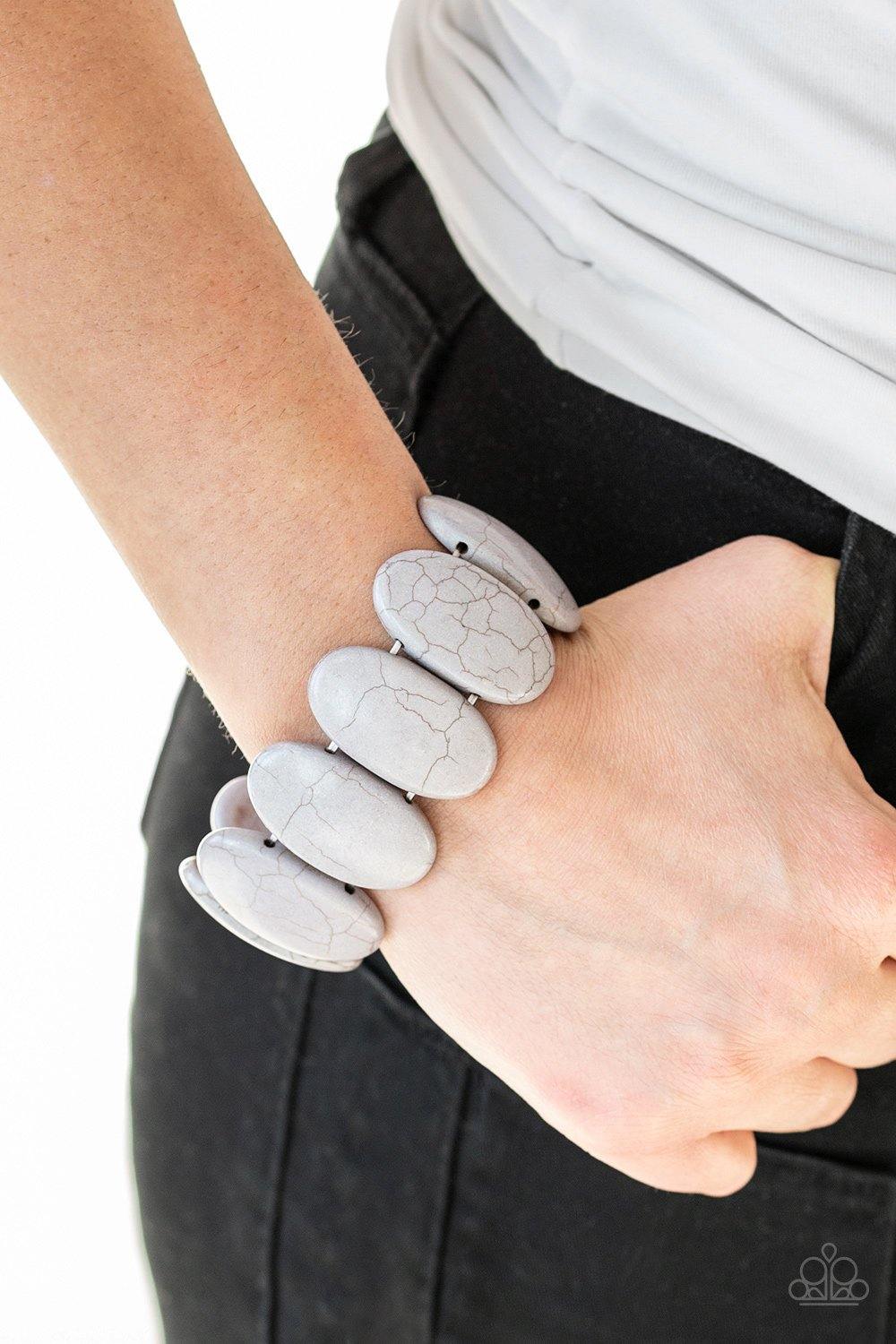 Dramatically Nomadic - Silver Paparazzi Bracelet - sofancyjewels