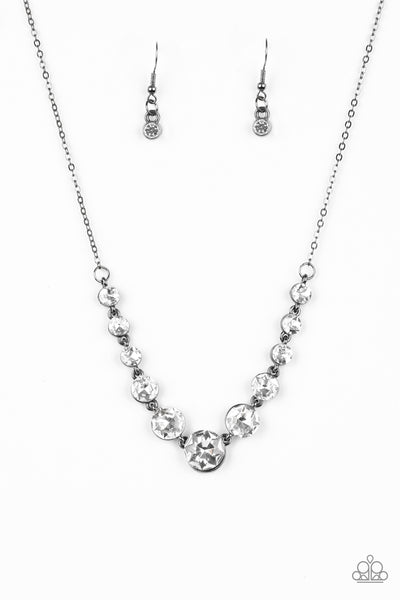 Leading Socialite - Black Paparazzi Necklace