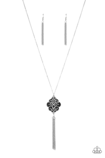 Malibu Mandala - Black Paparazzi Necklace