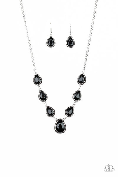 Socialite Social - Black Paparazzi Necklace