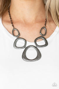 Backstreet Bandit - Black  Paparazzi Necklace - sofancyjewels