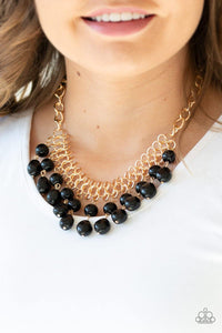 5th Avenue Fleek - Black Paparazzi Necklace - sofancyjewels