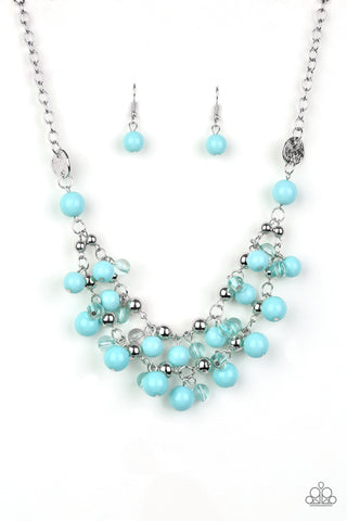 Seaside Soiree - Blue Paparazzi Necklace