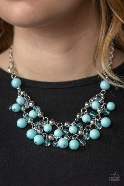 Seaside Soiree - Blue Paparazzi Necklace