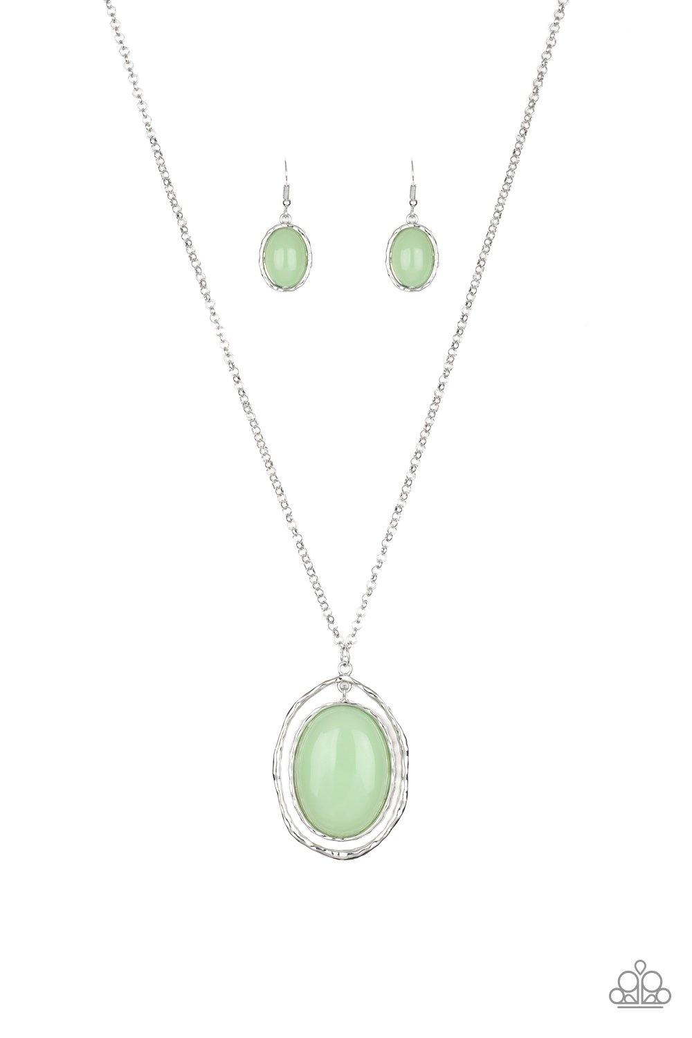 Harbor Harmony - Green Paparazzi Necklace - sofancyjewels