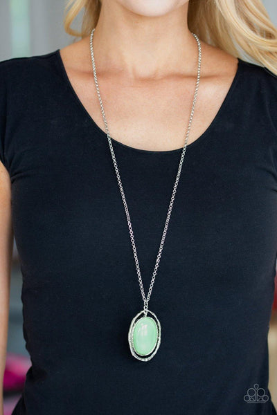 Harbor Harmony - Green Paparazzi Necklace - sofancyjewels