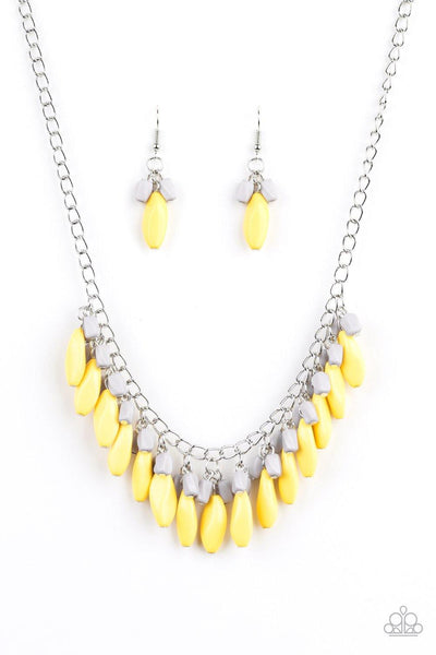 Bead Binge - Yellow Paparazzi Necklace - sofancyjewels