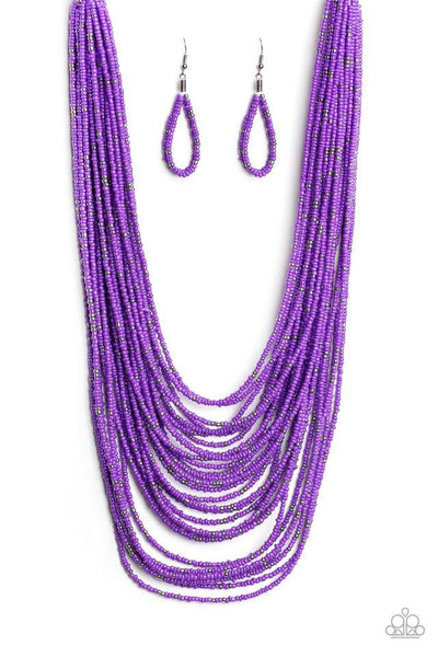 Rio Rainforest - Purple Paparazzi Necklace