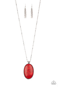 Stone Stampede - Red Paparazzi Necklace