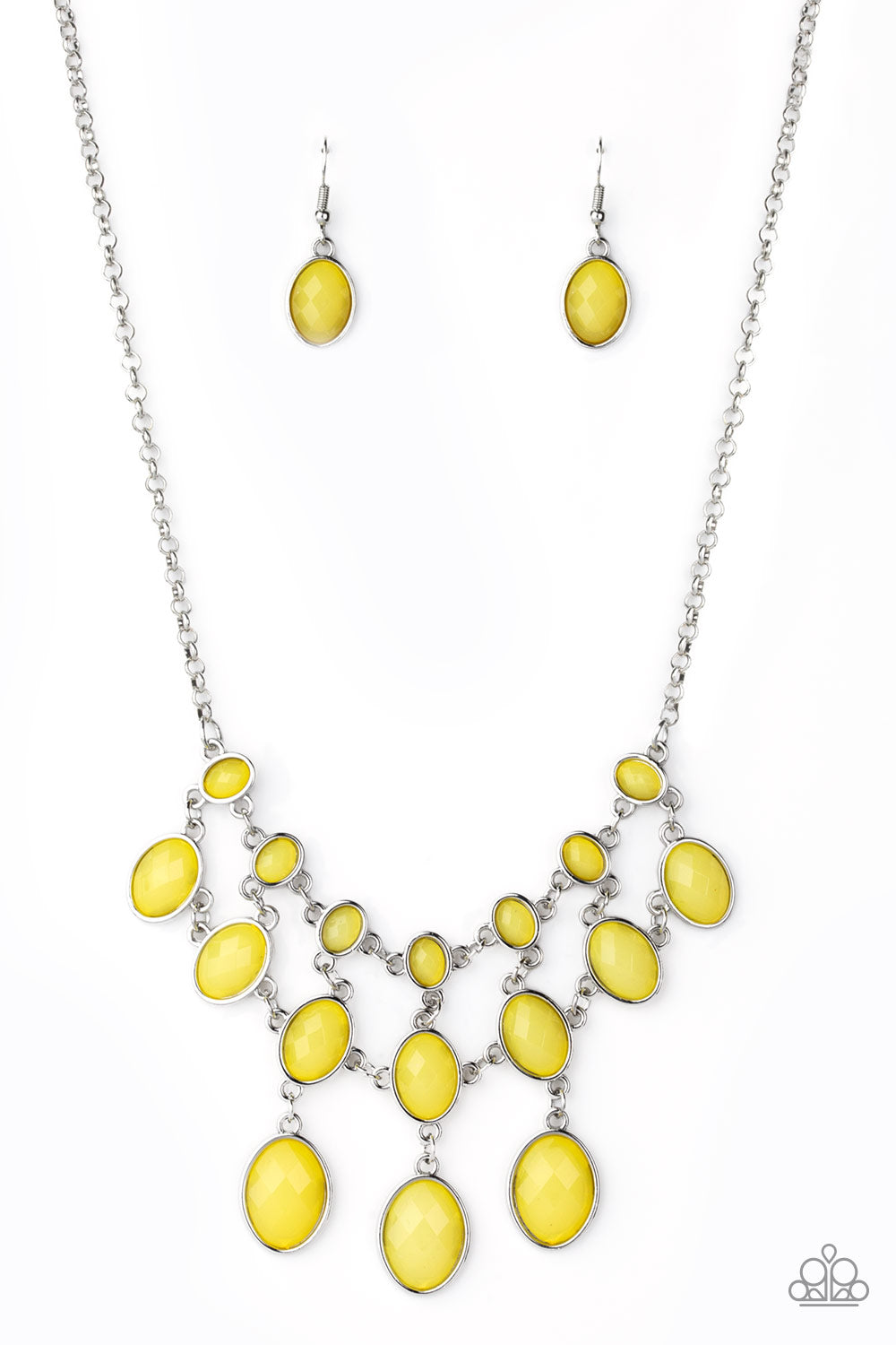 Mermaid Marmalade - Yellow Paparazzi Necklace